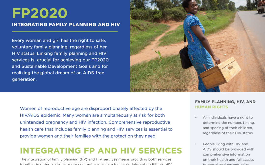 FP2020 Integrating Family Planning and HIV
