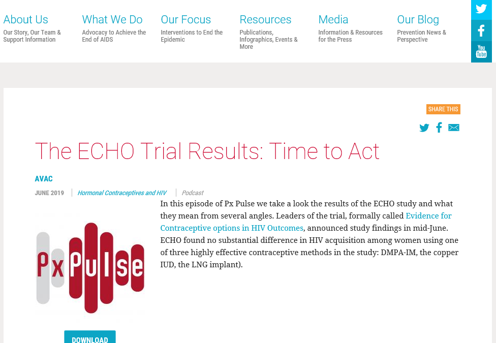 The ECHO Trial Results: Time to Act