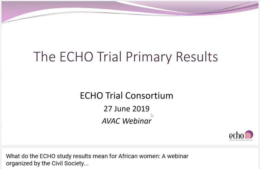 What Do the ECHO Study Results Mean for African Women